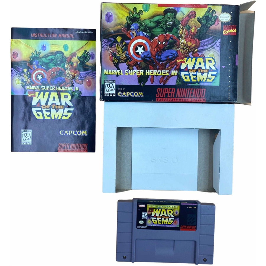 Marvel Super Heroes In War Of The Gems - Super Nintendo