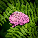 Cat Brain Enamel Pin