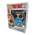 Dude Love signed WWE Funko POP Figure #109