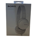 Sony ZX Series Wired On-Ear Headphones, White MDR-ZX110