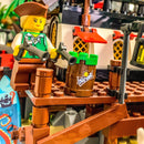 Stud Lemon Lime Soda Barrel / Keg made using LEGO parts