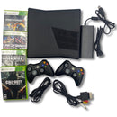 Xbox 360 Slim Matte Black Console - 320GB (Game Bundle)