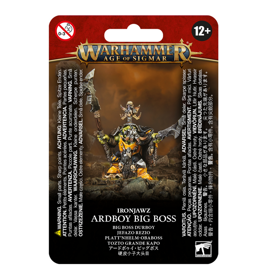 Warhammer Age of Sigmar Orruk Warclans: Ardboy Big Boss