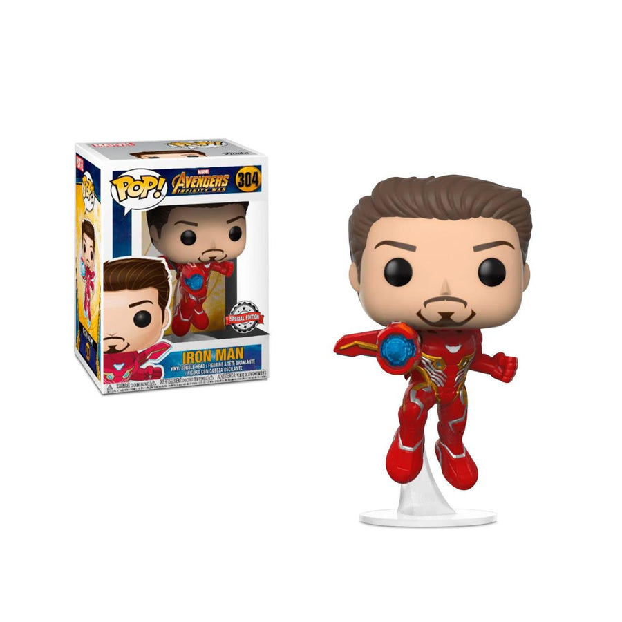 Funko POP! Marvel: Avengers Infinity War - Iron Man (Unmasked) Vinyl Figure #304 Special Edition Exclusive [READ DESCRIPTION]