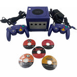 Indigo GameCube System (with 2 OEM Controllers & 5 Games)