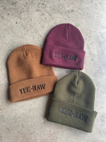 Yeehaw Knit Embroidered Beanie