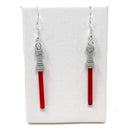 Lightsaber (Star Wars) Earrings made from LEGO Bricks - B3 Customs