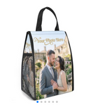 Personalized Photo Insulated Lunch Tote - Custom Photo Lunch Bag with Full-Width Photo Print for Work School and Outdoor Use