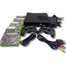 Xbox 360 Slim Matte Black Console - 320GB (Game Bundle)