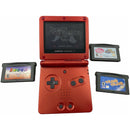 Red Gameboy Advance SP (Game Bundle)