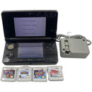 Nintendo 3DS Cosmo Black - Nintendo 3DS (4 Game Bundle)