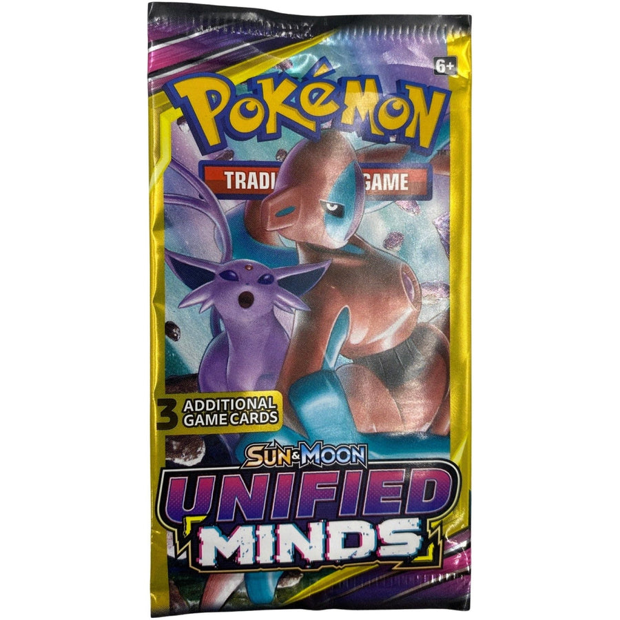 Pokeman Trading Card Game Unified Minds (3 Card Pack)