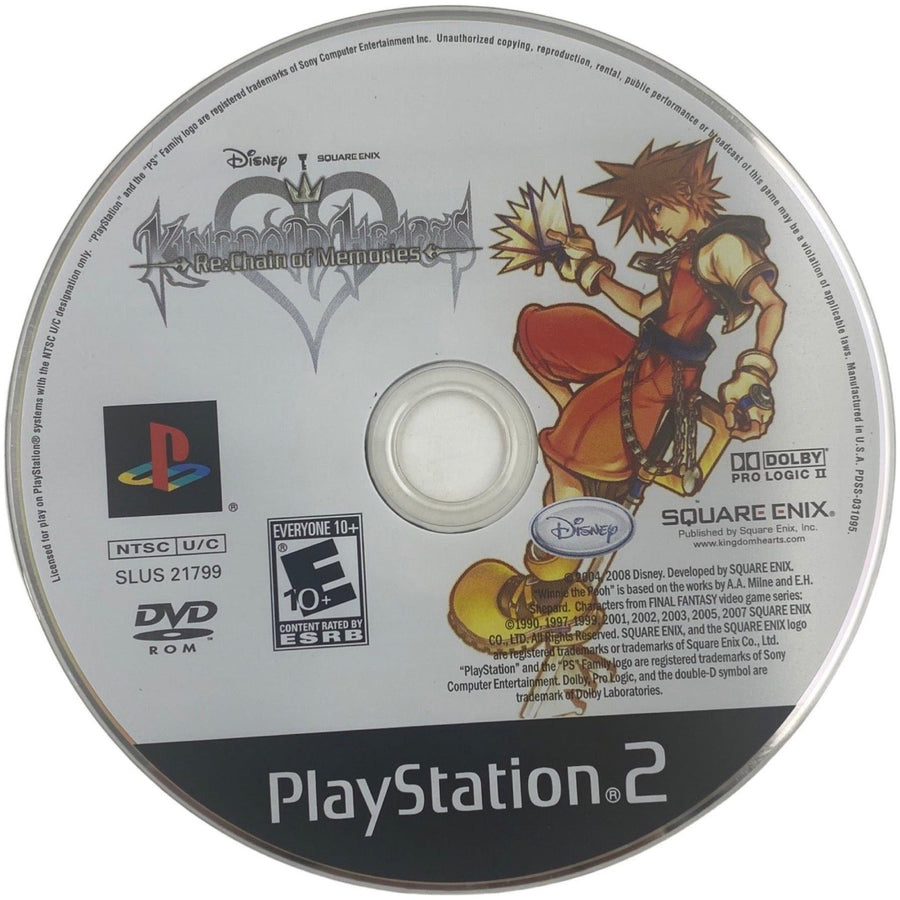 Kingdom Hearts RE Chain Of Memories - PlayStation 2 (LOOSE)