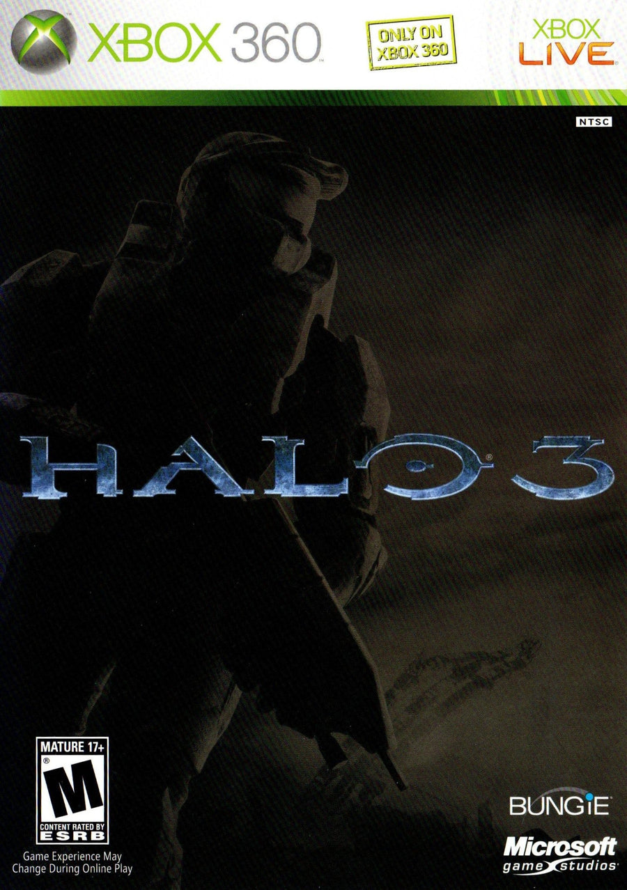 Halo 3: Legendary Black Cover Variant (Xbox 360)