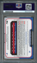 2015 Bowman Draft #46 Walker Buehler Signed Card PSA Slabbed Auto Grade 10 Dodgers