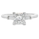 Genuine 1.12ct Lab Grown Diamond  10KT White Gold