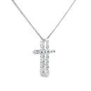 .15ct Diamond Cross Religious Pendant 14KT Yellow Gold