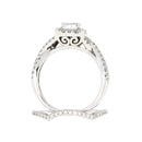 1.00ct Diamond Engagement Ring Set 10KT White Gold
