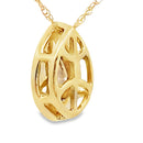 .39ct Quartz Diamond Fashion Pendants 10KT Yellow Gold