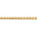 5.50ct Diamond Tennis Bracelet 18KT Yellow Gold