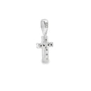 .03ct Diamond Cross Religious Pendant 10KT White Gold
