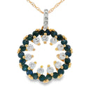 .10ct Sapphire Fashion Pendants 10KT Yellow Gold