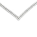 7.00ct Diamond Tennis Necklace 14KT White Gold