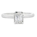 Natural .50ct Lab Grown Diamond  10KT White Gold
