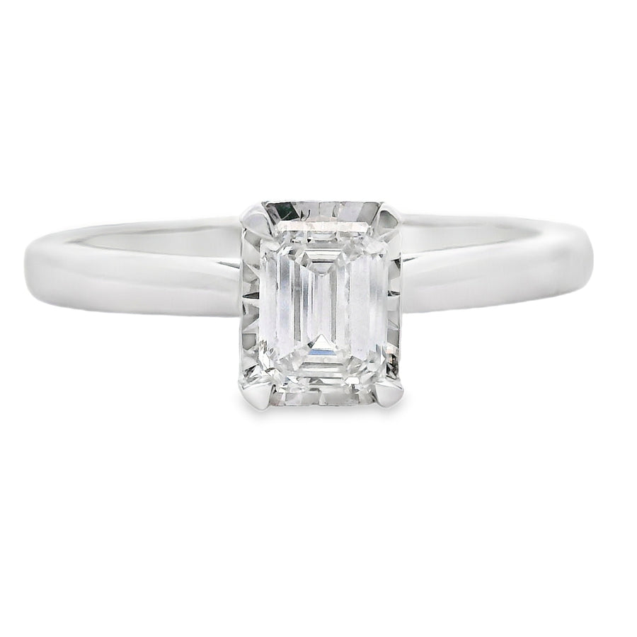 Natural .50ct Lab Grown Diamond  10KT White Gold