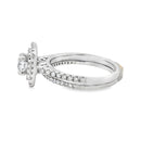 Lab Grown Diamond Fashion band rings 14KT White Gold