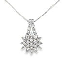 Lab Grown Diamond Fashion Pendants 10KT White Gold