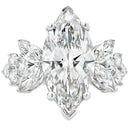 7.08ct Lab Grown Diamond Eng Only 14KT White Gold