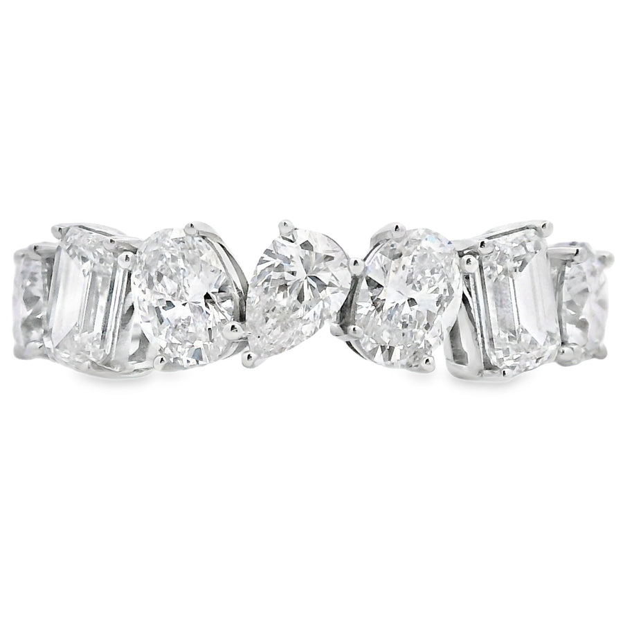 Lab Grown Diamond Wedding Band Ring 14KT White Gold
