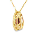 .52ct Garnet Diamond Fashion Pendants 10KT Yellow Gold