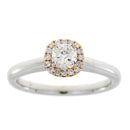 .62ct Diamond Diamond Eng Only 14KT 2 Tone Gold