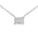 1.00ct Lab Grown Diamond Pendant Sterling Silver