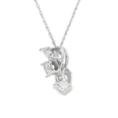 Lab Grown Diamond Fashion Pendants 14KT White Gold