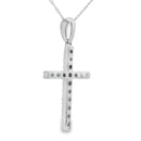 .45ct Diamond Cross Religious Pendant 14KT White Gold