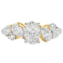 1.50ct Lab Grown Diamond Eng Only 10KT Yellow Gold