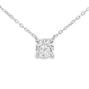 1.00ct Lab Grown Diamond Pendant Sterling Silver