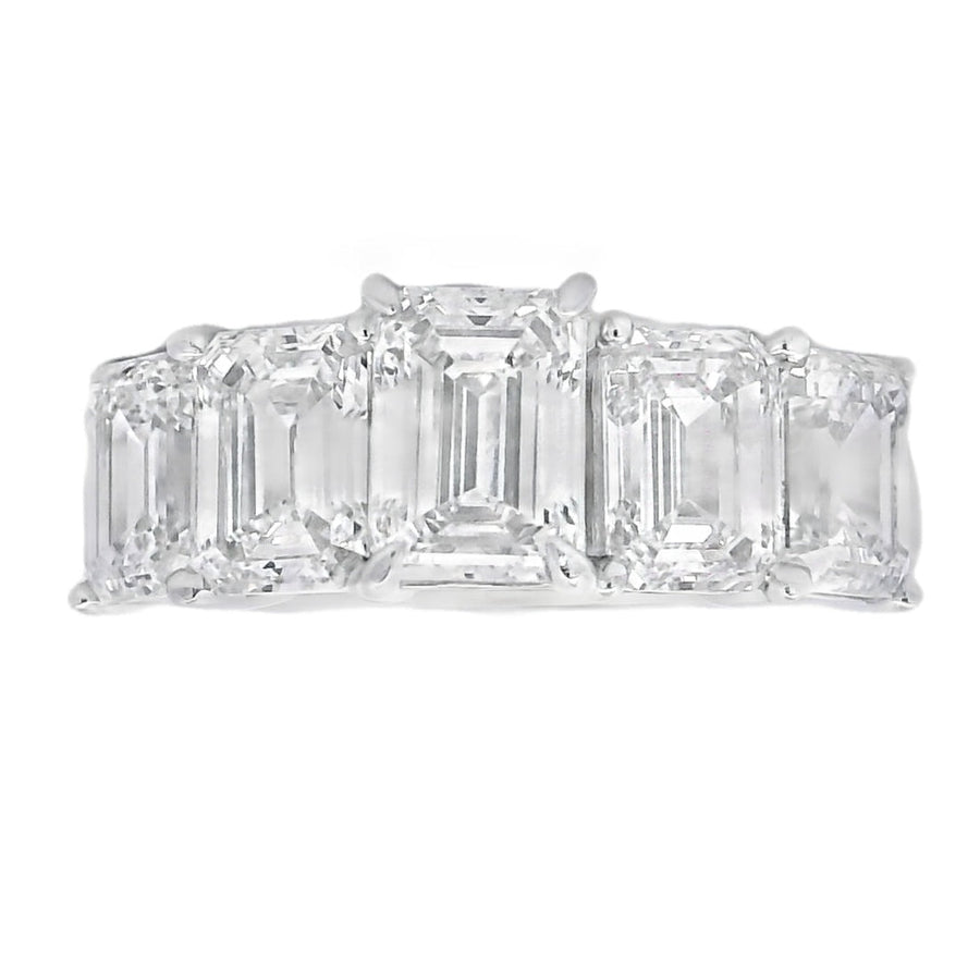4.00ct Lab Grown Diamond Eng Only 14KT White Gold
