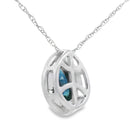 .54ct Sapphire Diamond Fashion Pendants 10KT White Gold