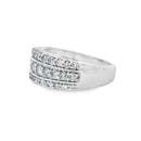 1.00ct Diamond Wedding Band Ring 10KT White Gold