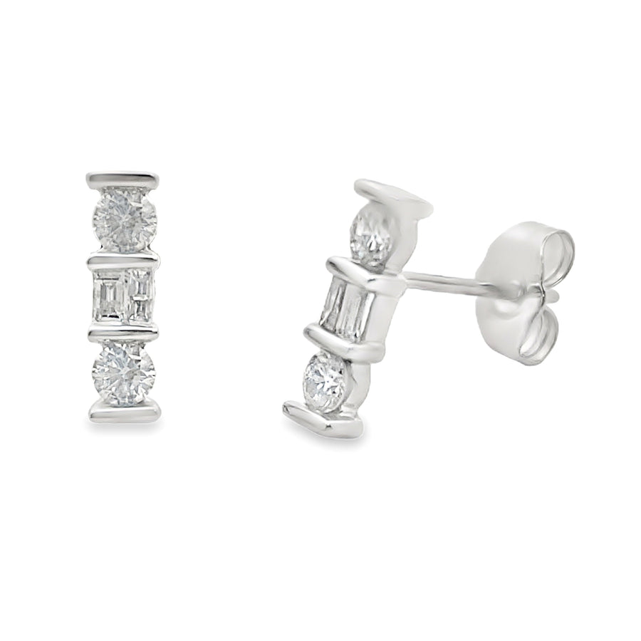 .20ct Diamond Earrings 14KT White Gold