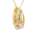 .47ct Peridot Diamond Fashion Pendants 10KT Yellow Gold