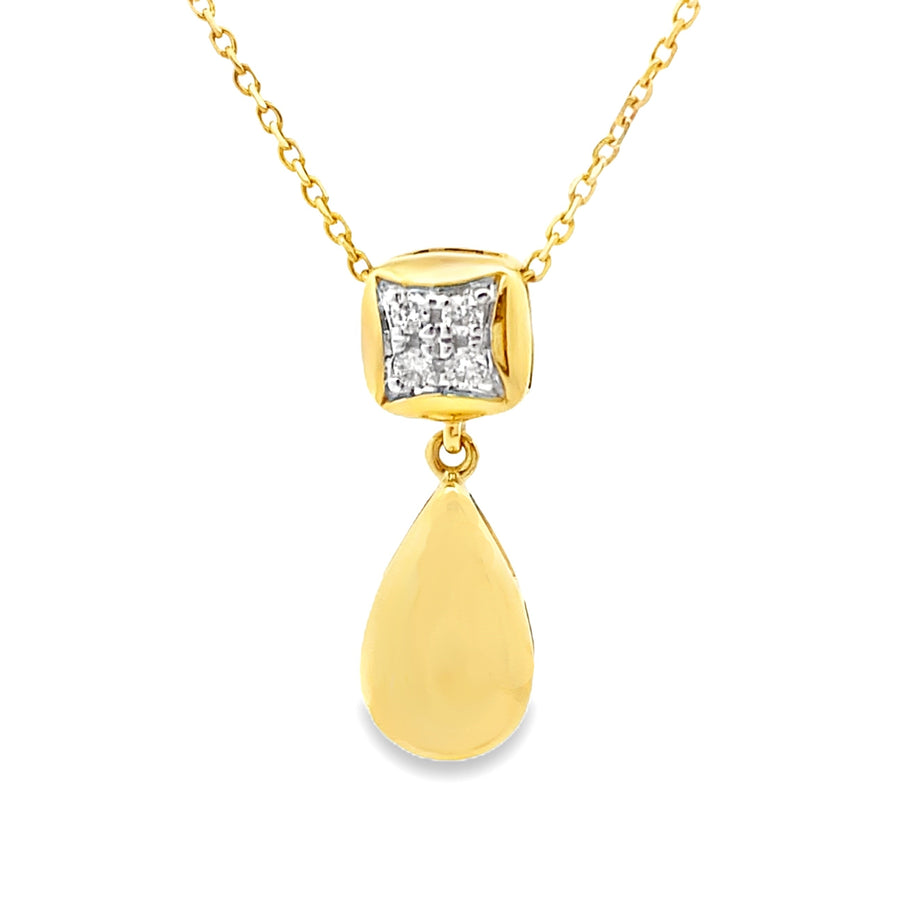 .04ct Diamond Fashion Pendants 10KT Yellow Gold