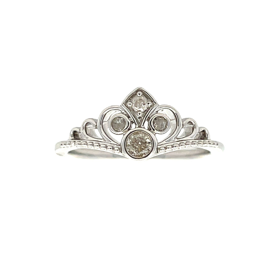 .17ct Diamond Ring Sterling Silver