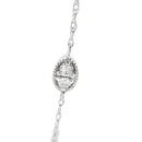 Natural .35ct Diamond Fashion Pendants 14KT White Gold