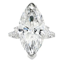 9.85ct Lab Grown Diamond Eng Only 14KT White Gold