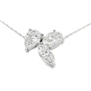 Lab Grown Diamond Fashion Pendants 14KT White Gold